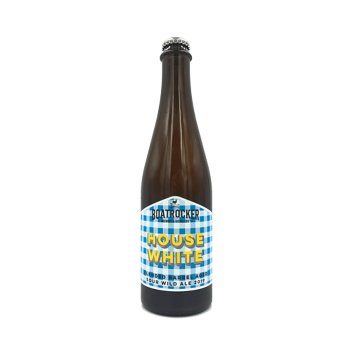 Boatrocker Brewers & Distillers - House White Blended BA Sour Wild Ale 6.2% 500ml Bottle