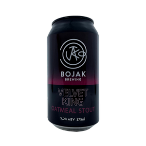 Bojak Brewing - Velvet King Oatmeal Stout 5.2% 375ml Can