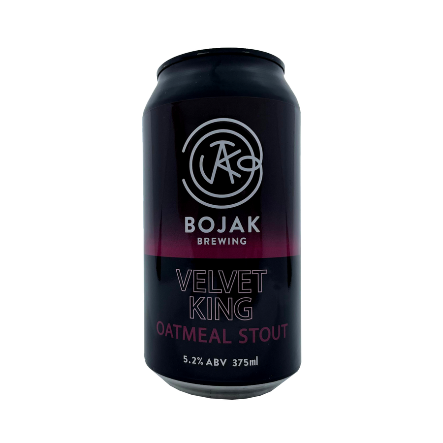 Bojak Brewing - Velvet King Oatmeal Stout 5.2% 375ml Can