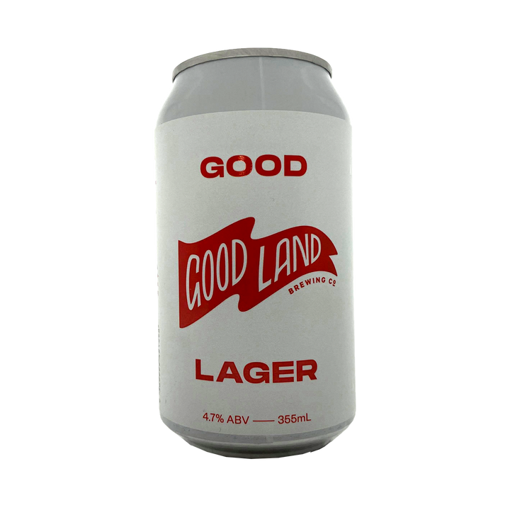 Good Land Brewing Co - Good Lager 4.7% 355ml Can