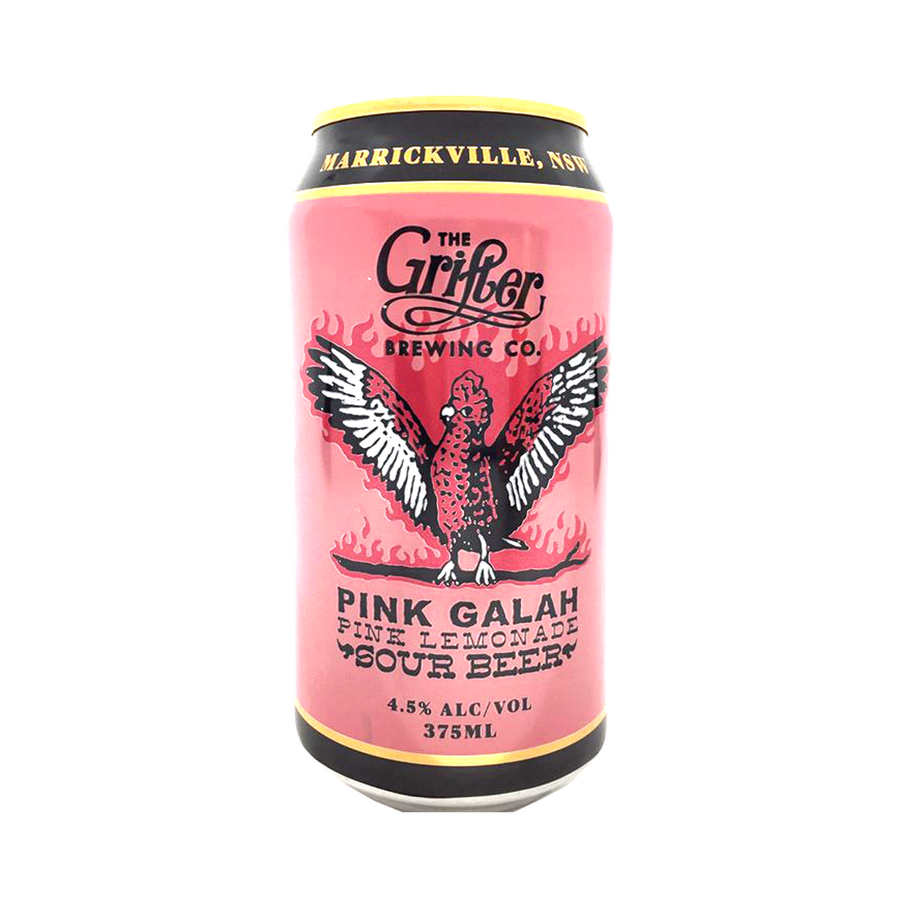 Grifter Brewing Co - Pink Galah Pink Lemonade Sour 4.5% 375ml Can