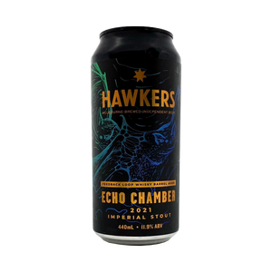 Hawkers - Echo Chamber 2021 Feedback Whisky Barrel Aged Imperial Stout 11.9% 440ml Can