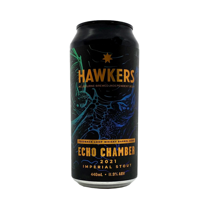 Hawkers - Echo Chamber 2021 Feedback Whisky Barrel Aged Imperial Stout 11.9% 440ml Can