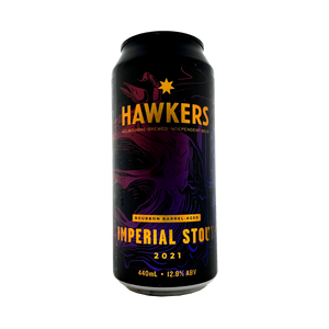 Hawkers BBA Imperial Stout 2021 12.8% 440ml Can