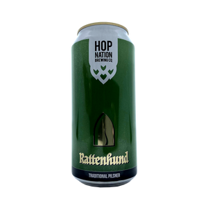 Hop Nation Brewing Co - Rattenhund Traditional Pilsner 4.8% 355ml Can