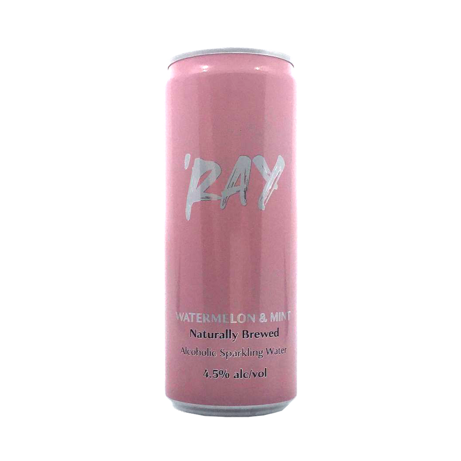 Hop Nation Brewing Co - 'Ray Watermelon & Mint Real Fruit Hard Seltzer 4.5% 330ml Can