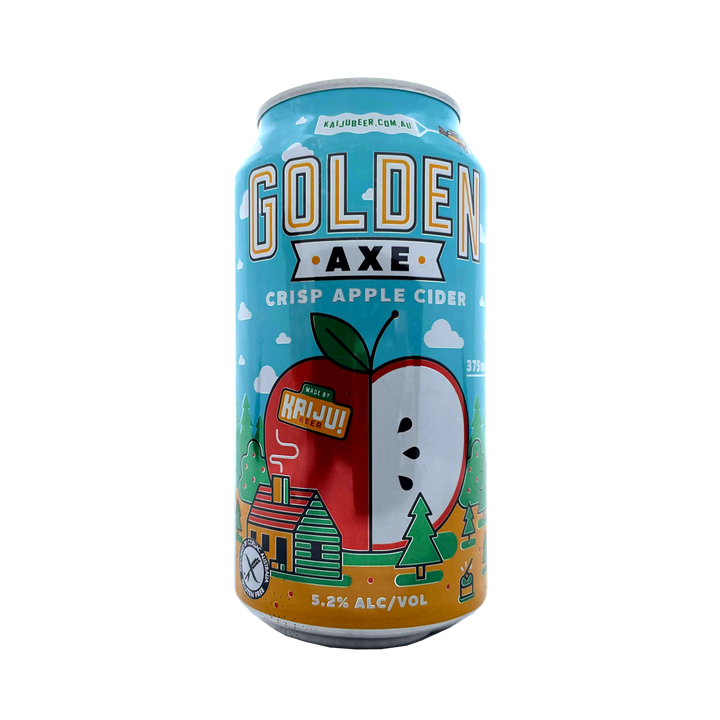 Kaiju Beer - Golden Axe Crisp Apple Cider 5.2% 375ml Can