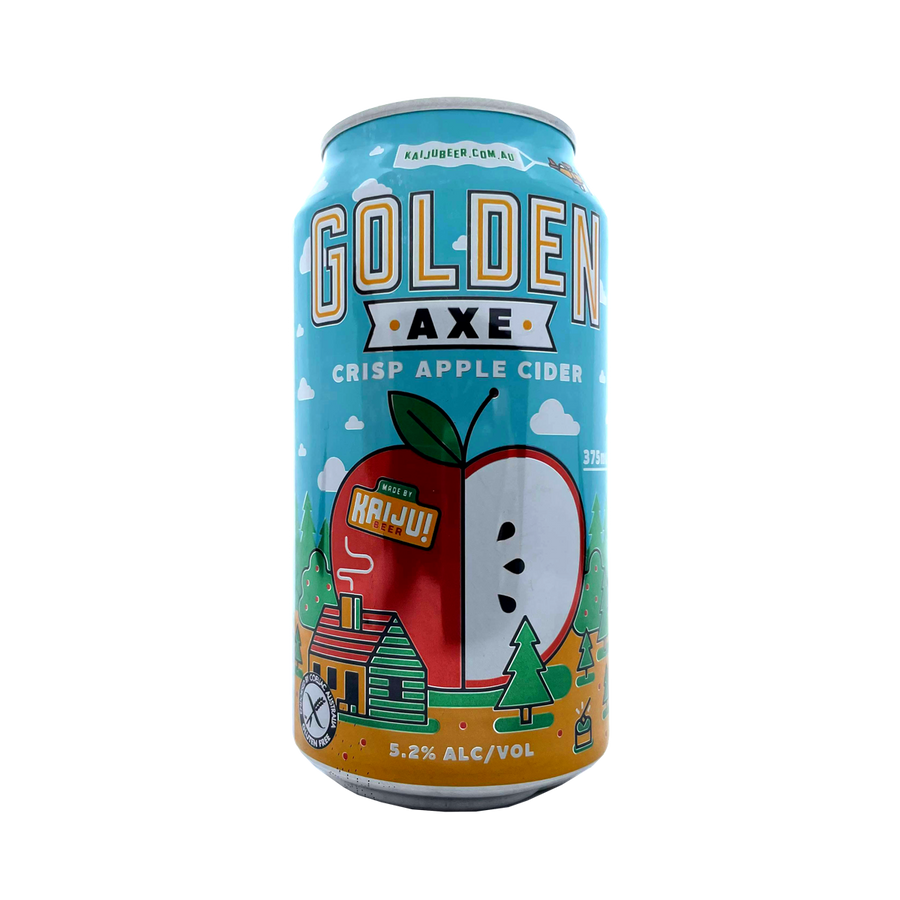 Kaiju Beer - Golden Axe Crisp Apple Cider 5.2% 375ml Can