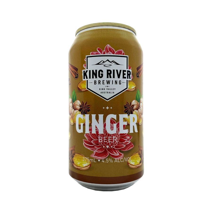 King River Brewing - Ginger Beer 4.5% 375ml Can