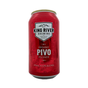 King River Brewing - Pivo Pilsner 5.2% 375ml Can