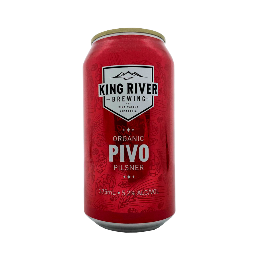 King River Brewing - Pivo Pilsner 5.2% 375ml Can