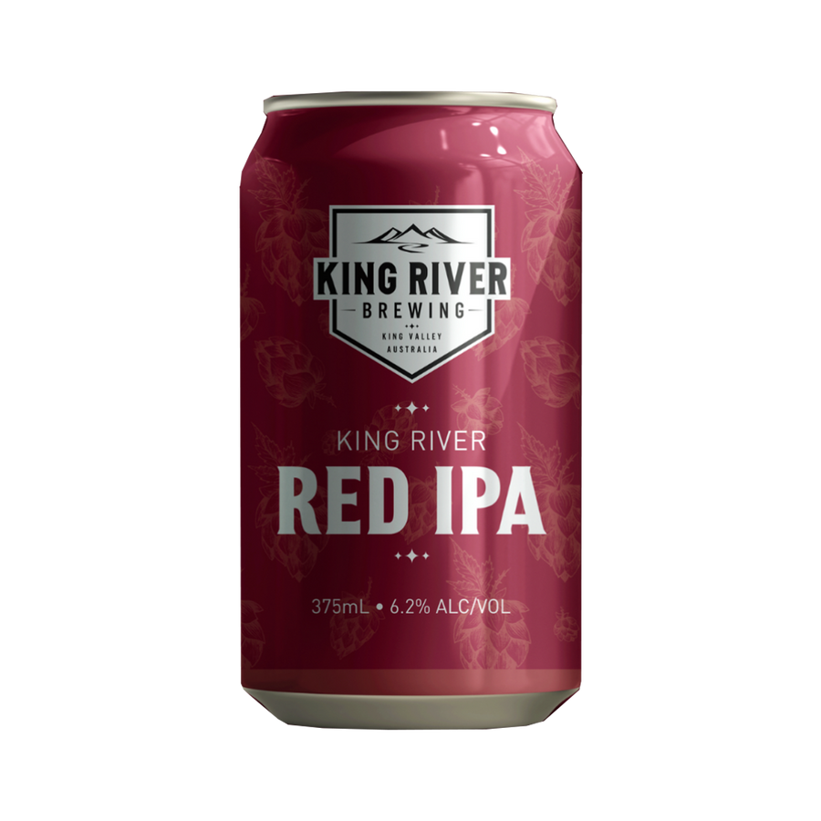 King River Brewing - Red IPA 6.2% 375ml Can