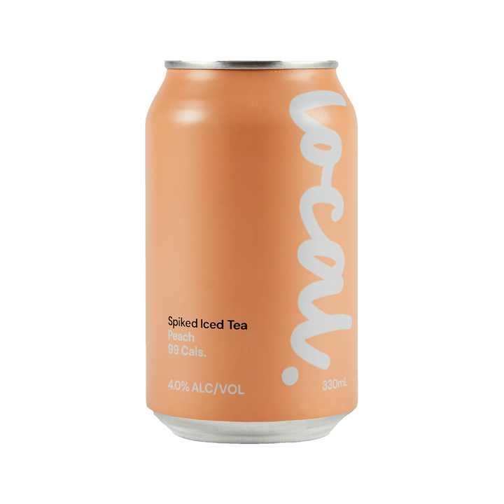 Local Brewing Co - Peach Iced Tea Spiked Seltzer 4% 330ml Can
