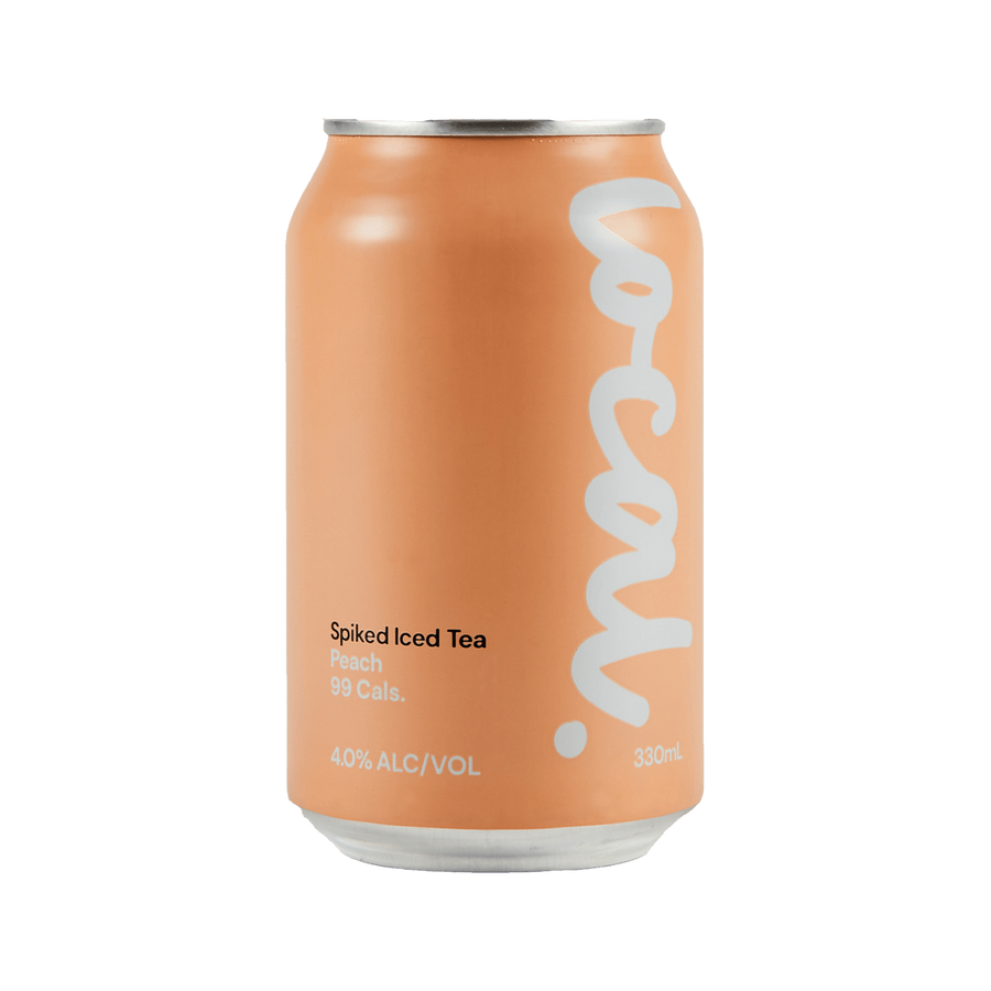 Local Brewing Co - Peach Iced Tea Spiked Seltzer 4% 330ml Can