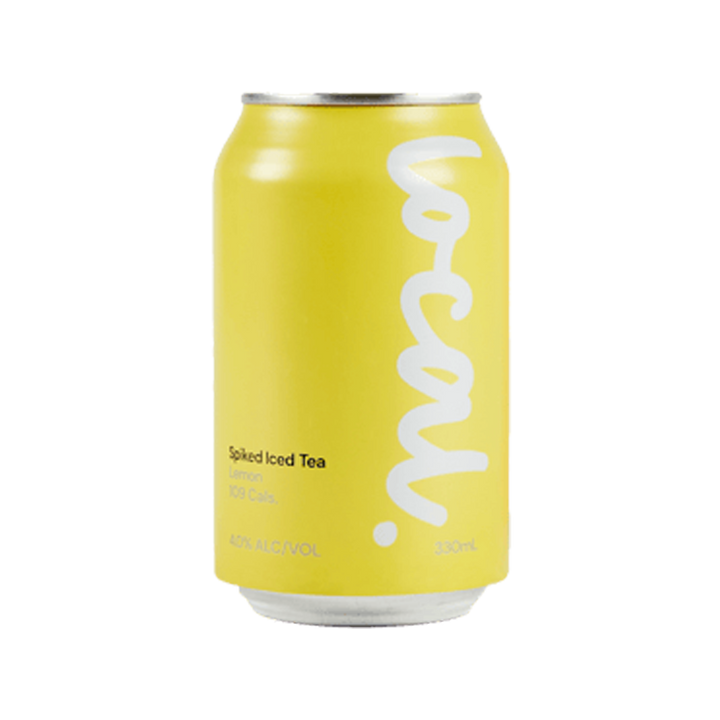 Local Brewing Co - Lemon Iced Tea Spiked Seltzer 4% 330ml Can