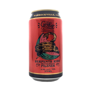 Grifter Brewing Co - Serpents Kiss Watermelon Pilsner 4.9% 375ml Can