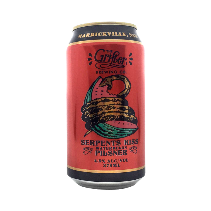 Grifter Brewing Co - Serpents Kiss Watermelon Pilsner 4.9% 375ml Can